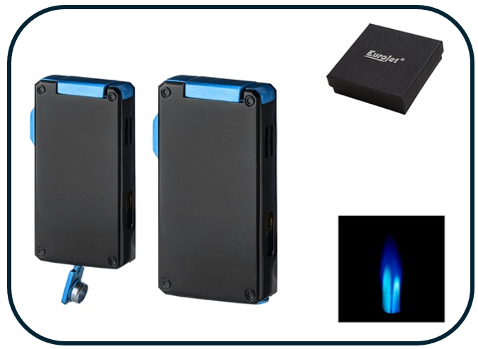 Eurojet Lighter with Cigar Punch